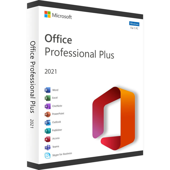 Microsoft Office 2021 Professional Plus 32/64 BIT Key Esd (WINDOWS)